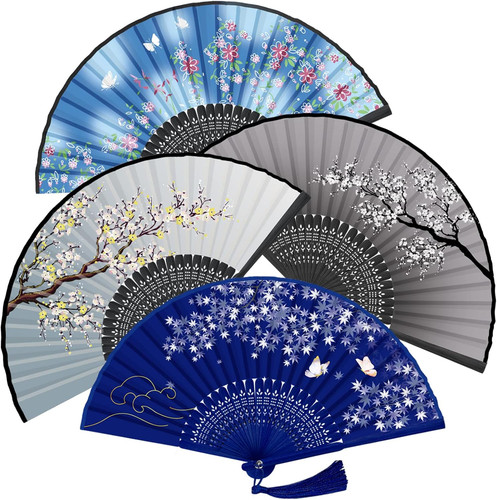 Hand fan folding - 4, pack