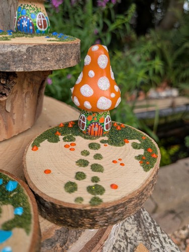 Mushroom fairy house - house, with