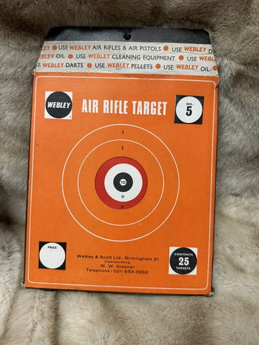 Vintage webley air rifle - vintage,