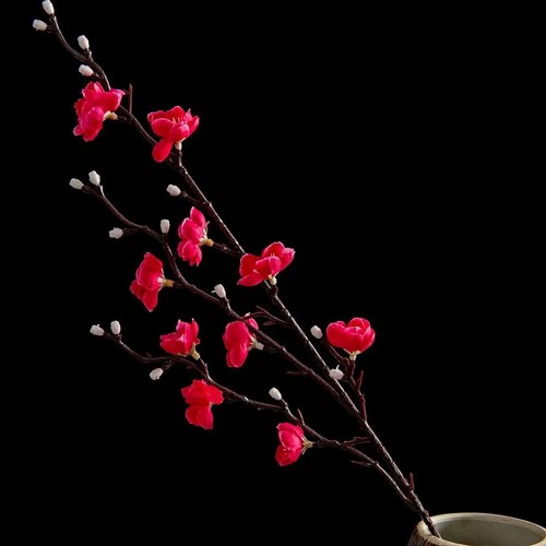 Artificial silk plum blossom - silk,