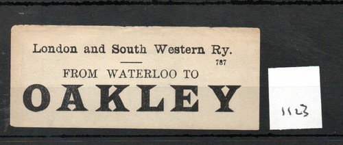 London south western railway - &,