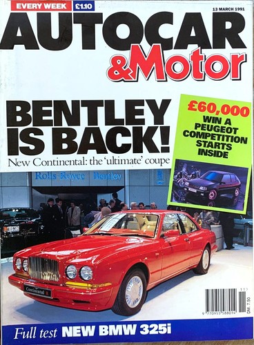 Autocar magazine mar - magazine, 13-mar-91
