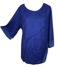 Ladies Top Blouse Embroidered