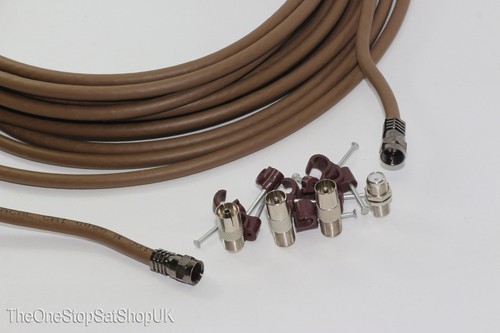 Brown universal coax - brown, rf
