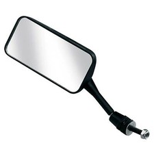 Racetech Universal Single Seater Rear Mirror - Black / Convex Glass / Left Hand