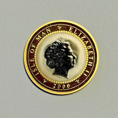 2000 isle man crown - 2000, 1/2