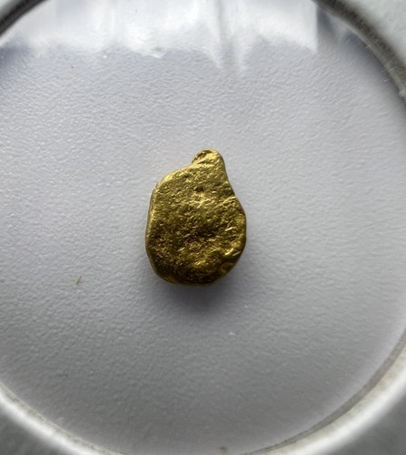 Gold nugget hand panned from - gold,