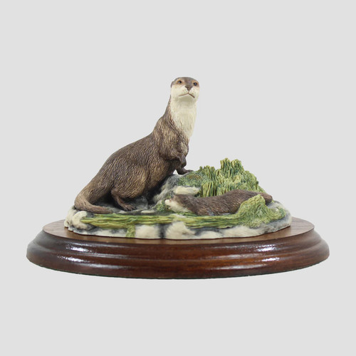 Otter and cub - and,