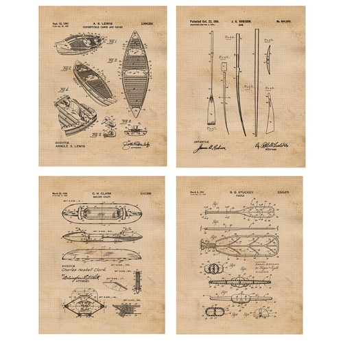 Classic canoe kayak - paddle, oar