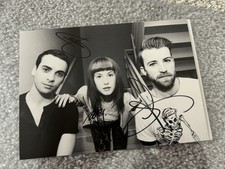 Paramore Signed Autographed Photo  5x7 Full Band Rare - Hayley Williams