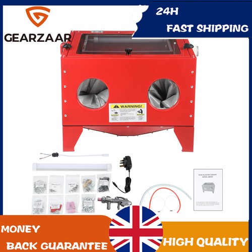 Sandblasting cabinet shot - sandblasting,