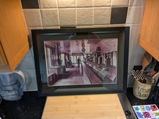 Vintage Photo From Inside of Chippenham Train Station Framed