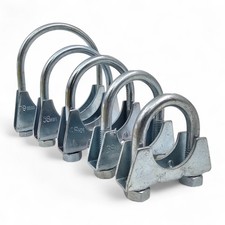 U Bolt Exhaust Clamp Universal Clips With Nuts Heavy Duty 28mm to 79mm 1" to 3"