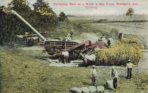 Threshing machine stuttgart - threshing,