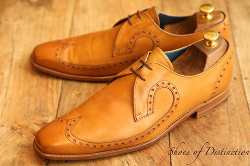 Barker tan brown leather - barker,