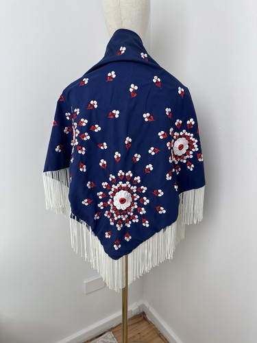 Embroidered triangular spanish - embroidered,