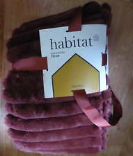 habitat Faux bunny fur Throw