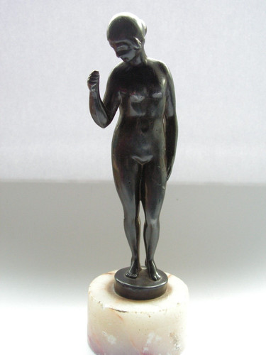 Art deco bronzed sculpture - deco,