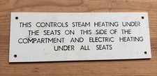 Vintage Railway Info Sign