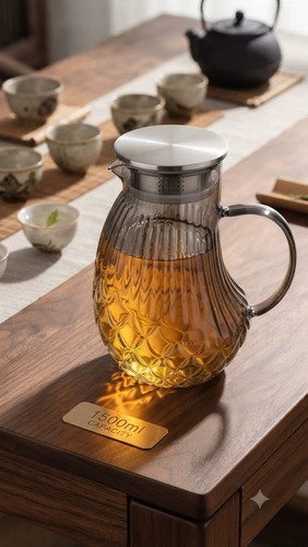 Glass water jug - 1.5l, pitcher