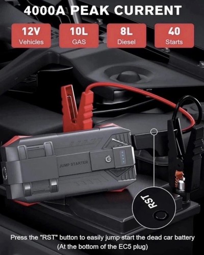 Car jump starter - starter, 4000a