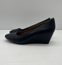 Womens Shoes Aerosoles Navy Wedge Shoes US 9 Comfort Slip-on Wedges