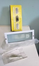 Outdoor Brick Light Recessed Garden Patio Step Wall IP54 G23 White Frosted Glass