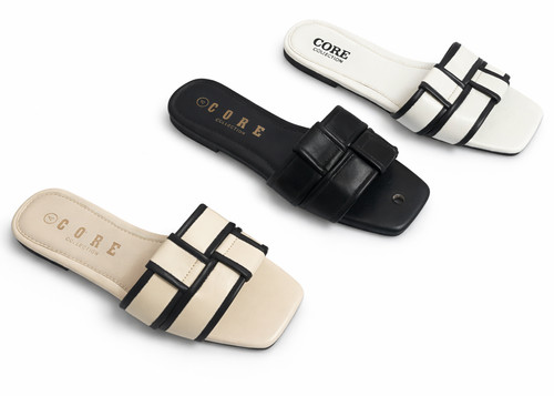 Women square toe flat - square,