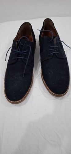 Navy man leather shoes - leather,