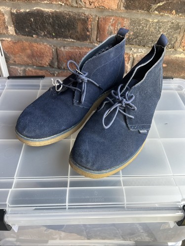 Lambretta desert boots navy - lambretta,