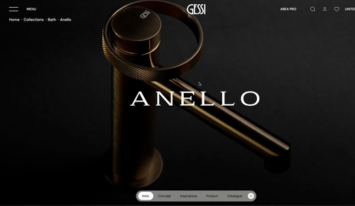 Italian designer gessi - italian, anello