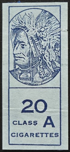Cigarette tax stamp 20 - tax,