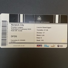 Newcastle United v Norwich