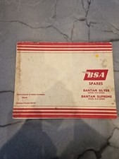 Bsa Bantam D10 Silver And Supreme Spares Catalogue