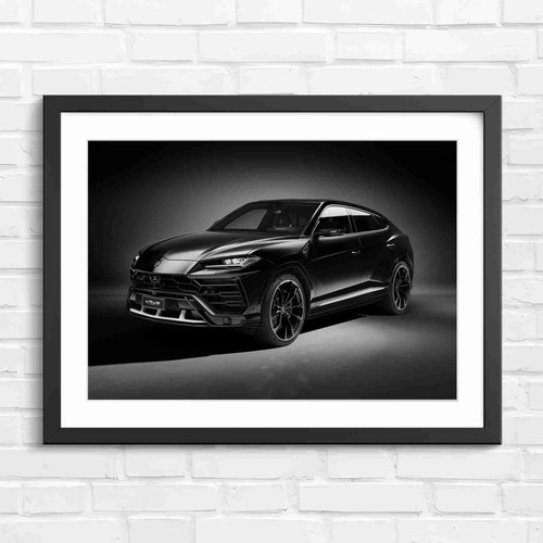 Black lamborghini urus with - black,