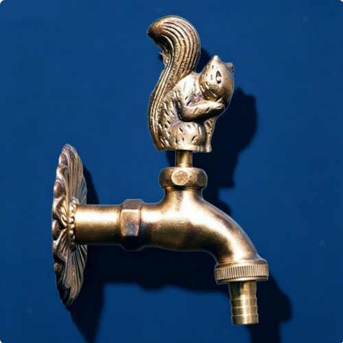 Artistic brass garden faucet - artistic,