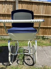 Slivercross coachbuilt Dolls Pram In Blue collection only  
