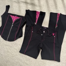 Vintage Y2K Playboy Zip Corset