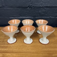 Handmade York Rose England Prawn Cocktail Serving Dishes Set of 6 B93