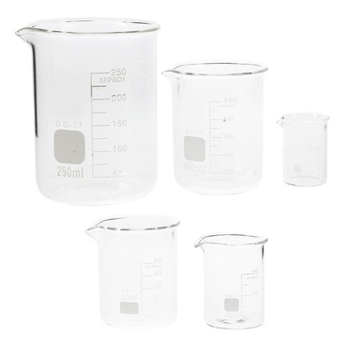 Pcs glass beakers for - 5,