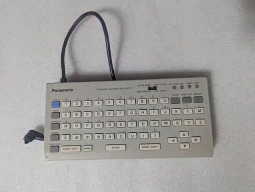 Panasonic kb15 character - wj-kb15,
