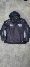 Vintage Suzuki Relentless Racing Hooded Jacket Size Small Adult Motorbike Bikers