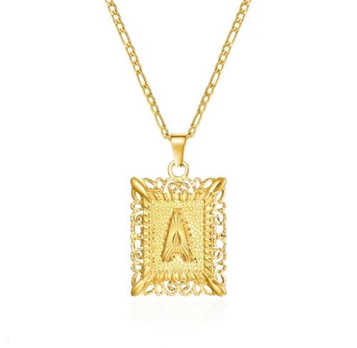 10kt gold plated - , “a”