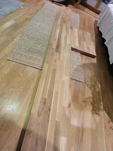 Oak worktop offcuts - oak,