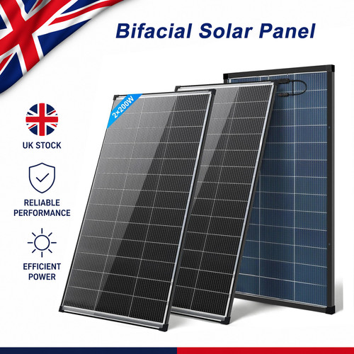 400w bifacial solar - 400w, (200w*2)