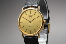 [Near MINT] Vintage LONGINES Presence L150.4 150 7229 Gold Quartz Men's Watch