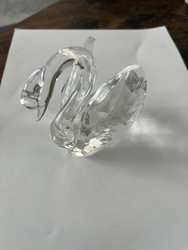 Cut glass crystal - cut, swan