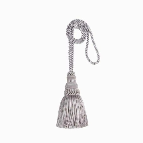 Pair tassel rope curtain - of,