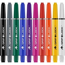 Mission | Griplock | 5 Sets (15) Darts Stems/Shafts | Multiple Colours, Sizes