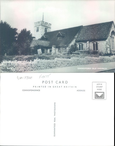 Chingford old church essex - old,